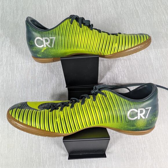 Nike MercurialX Soccer Shoes Mens US 9.5 Seaweed Volt 852526 376 main image 5